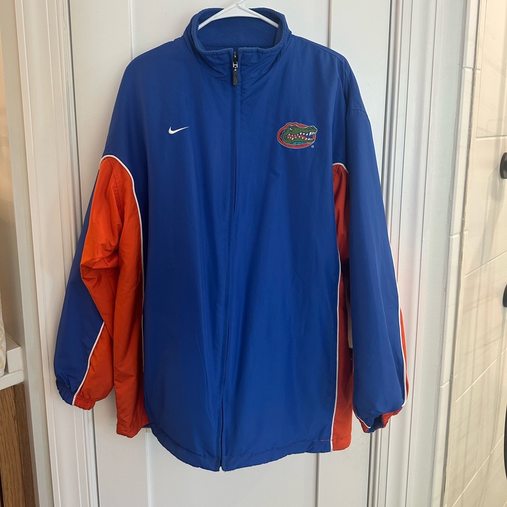 Nike Florida Gators Vintage Reversible Blue and Orange Sports Jacket